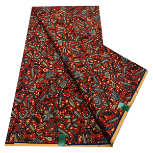 Tissu Africain Imprimé en Coton de Haute Qualité, Style Ankara, 6 Yards de <span class=keywords><strong>Pagne</strong></span> Africain en Cire Hollandaise, Fourniture d'Usine - Product Image 3