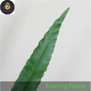 Abanico Artificial, hoja de palmera, pájaro del paraíso, hojas, planta <span class=keywords><strong>Tropical</strong></span>, hoja de tacto Real, decoración del hogar para boda, arreglo floral - Product Image 6