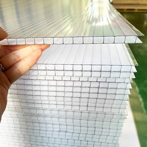 <span class=keywords><strong>Panneau</strong></span> alvéolaire en <span class=keywords><strong>polycarbonate</strong></span> gris <span class=keywords><strong>fumé</strong></span> de 10 mm pour façade architecturale, contrôle solaire et réduction de la chaleur - Product Image 6