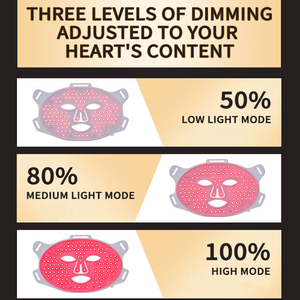 Fm80 Lumière Rouge Photon Thérapie Masque De Soins De La Peau Doux Motif Français Silicone Photon Masque Instrument Lampe Led - Product Image 6