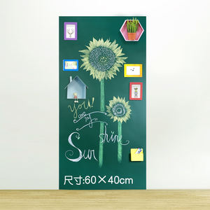 Magnética etiqueta de la pared de la escuela <span class=keywords><strong>pizarra</strong></span> Auto adhesivo niño escribiendo enseñanza negro Junta - Product Image 3