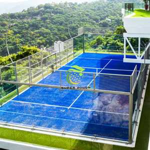 Installation facile Terrain de sport décontracté Padel 20*10m Ensemble complet de terrain de tennis Padel classique - Product Image 2