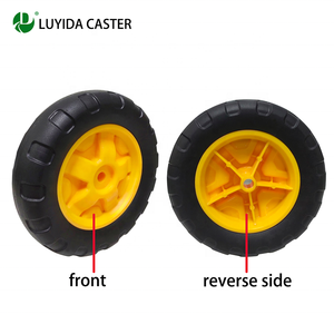 Werksverkauf <span class=keywords><strong>8</strong></span> Zoll leise und nicht aufblasbare halbohrende Gummiräder Werkzeug Auto Rollen - Product Image 6