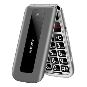 Artfone 공장 F30 플립 폰 4G 휴대폰 노인 전화 버튼 폰 시니어 대형 버튼 SOS 신제품