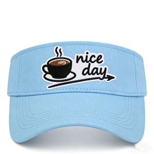 Gorra de Visera Curva con Logotipo Bordado Personalizado en Color Sólido, Gorra sin Parte Superior, Transpirable, Tamaño Ajustable para Actividades al Aire Libre - Product Image 3