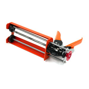 Pistolet à mastic manuel robuste en métal, 400 ml, 1:1, orange, double composant, pour silicone, adhésif et produits d'étanchéité - Product Image 2