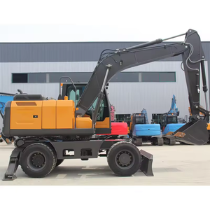 Excavadora de ruedas de cadena de 7,5 toneladas con autenticación ETA CE con precio de venta directo de fábrica - Product Image 3