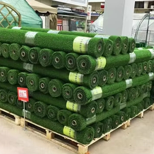 Chi phí-hiệu quả thân thiện với vật nuôi tự nhiên Turf cỏ tổng hợp 10mm-20mm cỏ nhân tạo thảm thảm cho sân vườn ngoài trời trang trí - Product Image 1