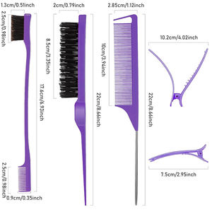 Commercio all'ingrosso della fabbrica 12 pz/set pettine per capelli Set di spazzole per capelli - Product Image 2