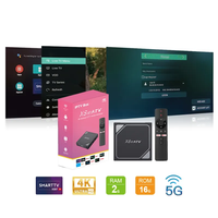 Alta calidad Allwinner H313 XS97 ATV Control de voz USB2.0 Puerto Set-Top Box al por mayor