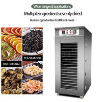 Industriële Elektrische Warmtepomp Droger Machine Rvs Lade Droger Voor Gedroogde Mango/Fruit En Inktvis Hetelucht Voedsel Dehydrator