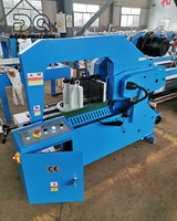 Scie à ruban hydraulique professionnelle HS7140/HS7150, coupe automatique efficace du métal avec dispositif de sécurité, multifonctionnelle