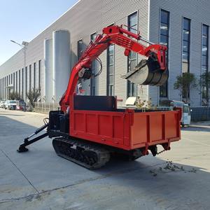 รถบรรทุกยางตีนตะขาบขนาดเล็ก500กก. 800กก. 1000กก. รถดัมพ์ยางรถแทร็ค1ton-8ton - Product Image 1