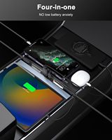 Chargeur rapide 65W Hub de charge USB 4 ports Chargeur de téléphone rétractable Hub USB C pour Tesla Model 3 Highland Model Y Juniper