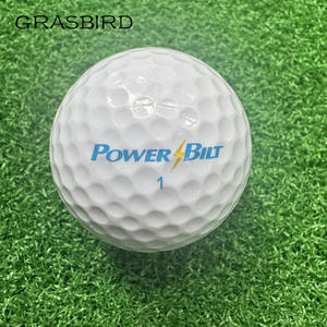 Balles de golf blanches à haute élasticité Grasbird Factory Direct, revêtement Surlyn double couche, balles de compétition - Product Image 2