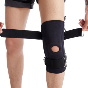 Genouillère Orthopédique de Sport à Ressorts, Respirante, Épaisse, Réglable, Antidérapante, en Néoprène, à Compression Professionnelle - Product Image 2