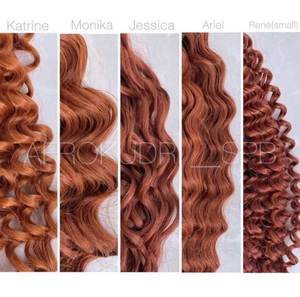 Cao quý sâu sóng Twist Crochet tóc tự nhiên tổng hợp Braid tóc afro lọn tóc Ombre bện phần mở rộng tóc - Product Image 3