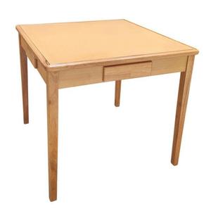 Table carrée multifonctionnelle en bois massif pour les activités de loisirs des hôpitaux et des personnes âgées, avec surface pour les jeux d'échecs et de cartes - Product Image 3