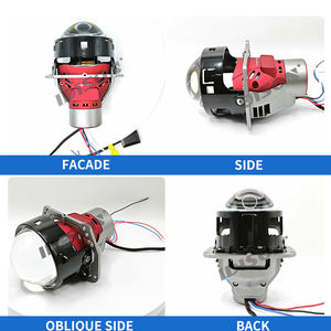 IDISON A10 3 pulgadas AFS gama alta 60W 50W 3100lm 6000K láser <span class=keywords><strong>rojo</strong></span> dirección sensible faro automotriz lente del proyector - Product Image 5