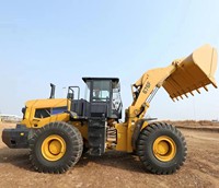 Chargeuse sur pneus frontale 676F 7 tonnes 3,5-6,5 m³ pour carrière avec pièces de rechange, godet à roche et fourche grappin à bois (compatible 655D, 660D)