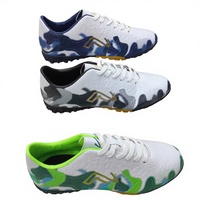 Chaussures de football tendance pour hommes en maille imperméable et cuir PU, confortables, sûres, antidérapantes, à lacets, décontractées et sportives