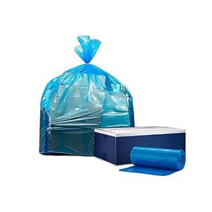 ถุงขยะรีไซเคิล Huamaohengchun ขนาด 12-16 แกลลอน หนา 1.2 มิล สีฟ้า ขนาด 24” x 31” - Product Image 1