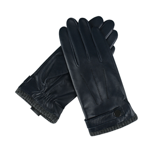 GSG Găng Tay Lái Xe Da Cừu Cho Nam Màn Hình Cảm Ứng Lót Len Mùa Đông Cổ Điển Màu Đen Nâu Hải Quân - Product Image 5