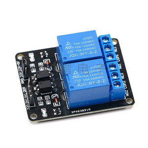 โมดูลรีเลย์ 2 ช่อง 5V 10A 250VAC SPDT ทริกเกอร์ระดับต่ำ บล็อกเทอร์มินัล บอร์ดขยาย I/O - Product Image 1