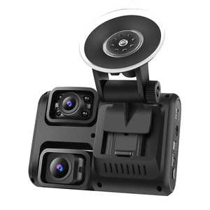Caméra <span class=keywords><strong>de</strong></span> tableau <span class=keywords><strong>de</strong></span> bord <span class=keywords><strong>de</strong></span> voiture 2022 D30H 4K GPS à double objectif WiFi avec vision nocturne, enregistrement en boucle, garantie 1 an et fixation sur rétroviseur - Product Image 2