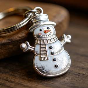 Porte-clés en métal vintage OEM, personnalisé, en alliage, léger et étanche, idéal pour les cadeaux de Noël et les événements promotionnels. - Product Image 2