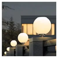 Lampes à pilier LED Boyid IP65 étanches de haute qualité en verre PC, lumière blanche chaude 3500K, pour parc, maison, hôtel, jardin, portail principal
