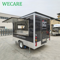 Remorque alimentaire mobile Wecare, camion de restauration, café, glaces, traiteur avec cuisine complète