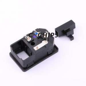 RT-C14B-D20-13-R AC Power Connector Through hole Component (THT) Connector IEC 320-C14 1 3 Panel Mount - Product Image 2