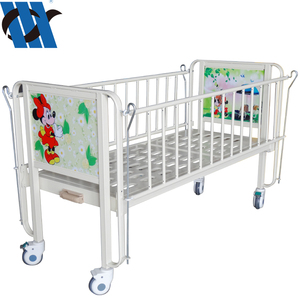 Lit d'hôpital manuel médical BDB01 pour enfants fonction unique avec rails latéraux réglables à la maison ou à l'hôpital - Product Image 2