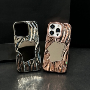 <span class=keywords><strong>Cover</strong></span> cromata per telefono specchietto per <span class=keywords><strong>iPhone</strong></span> 15/15 Plus/16/16 Promax - Product Image 3