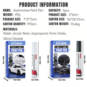 Stylo de réparation sans trace de voiture Rayhong imperméable résistant aux taches haute brillance stylos de réparation de couleur stylo de réparation de peinture de voiture - Product Image 5