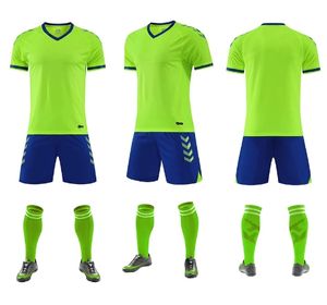 Kit transpirable camiseta de fútbol uniforme nuevo modelo conjunto completo de fútbol Kit de fútbol personalizado en blanco nombre número conjunto camiseta de fútbol - Product Image 1