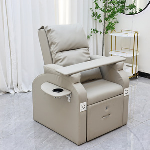 Sillón de Pedicura Multifuncional de Lujo Moderno y Personalizado con Masaje y Baño de Pies Eléctrico, Muebles Ajustables para Salón de Spa - Product Image 2