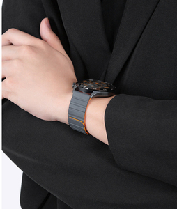 <span class=keywords><strong>Bracelet</strong></span> de <span class=keywords><strong>montre</strong></span> magnétique en silicone 22mm pour Samsung <span class=keywords><strong>Garmin</strong></span> Smart Watch <span class=keywords><strong>Bracelet</strong></span> de remplacement sport souple et élastique réglable pour hommes femmes - Product Image 5