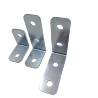Supports d'angle en L en acier galvanisé sur mesure pour étagères, fabrication de tôlerie OEM, estampage certifié IATF16949 de la marque HDF