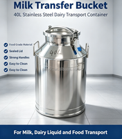 Réservoir de stockage de lait hermétique de différentes capacités : 5L, 10L, 15L, 20L, 50L, 100L, 80L