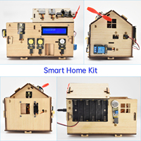 Offre Spéciale : Kit Robot Électronique pour Projets d'Automatisation Domestique Intelligente, Composant Électronique pour Maison en Bois, Kit DIY Arduino