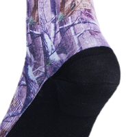 Chaussettes de sport pour femmes à imprimé numérique camouflage - Écologiques et respirantes, design moderne, usage quotidien