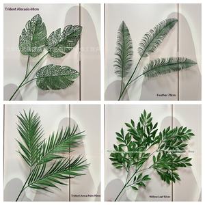 Rami e Foglie Artificiali in Plastica <span class=keywords><strong>Serie</strong></span> Verde per Decorazioni Nuziali, Paesaggistiche, per la Casa e per Fotografia - Product Image 4