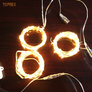 <span class=keywords><strong>Led</strong></span> Cổ Tích Đèn dây đồng chuỗi ánh sáng Vòng hoa Pin hoạt động không thấm nước ngoài trời trong nhà giáng sinh trang trí tiệc cưới - Product Image 3