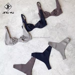 Traje de Baño Clásico de Fábrica, Bikini de Tela Reciclada para Mujer con MOQ Bajo, Traje de Baño Personalizado con Estampado para Chica - Product Image 3