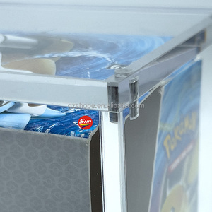 SHP Résistance aux UV <span class=keywords><strong>Pokemon</strong></span> 1st Edition Base Set Booster Box Case Clear Original <span class=keywords><strong>Pokemon</strong></span> Booster Box Acrylique Display Case - Product Image 4