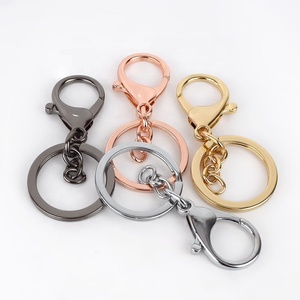 Accessoires de Porte-clés en Alliage Fermoirs Mousquetons Matériel de Bijouterie pour Sacs Anneau Brisé Pivotant - Product Image 4