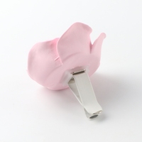 Diffuseur d'huiles essentielles en plâtre parfumé à la rose, en céramique de porcelaine rose, à clipser sur grille d'aération de voiture, désodorisant et diffuseur d'arômes