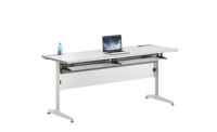 Bureau et table d'école pliables modernes avec roulettes, en bois, modulaires et extensibles, pour usage commercial et résidentiel
